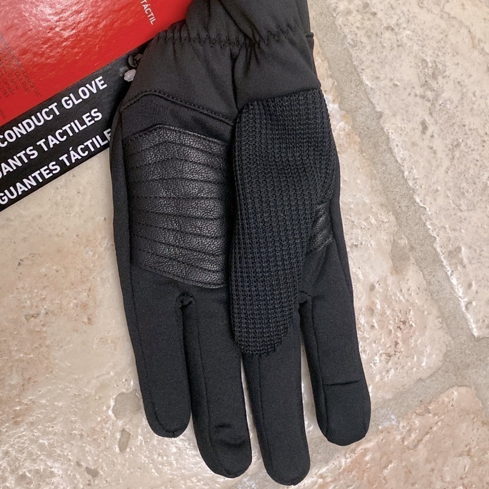 NWT Spyder Core Conduct Gloves 3M Thinsulate touchscreen compatible leather L - Picture 2 of 9